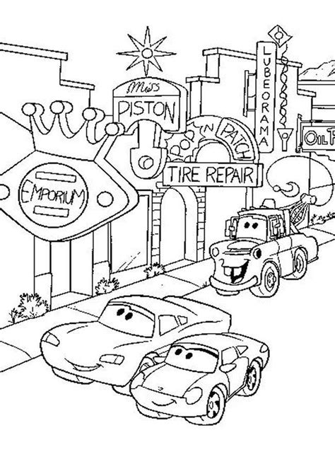 Disney Cars Coloring Pages Pdf - Coloring Home