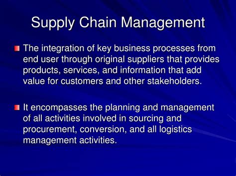 PPT - Ethics in Supply Chain Management PowerPoint Presentation, free ...