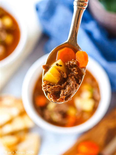 Steak Soup - Mae's Menu