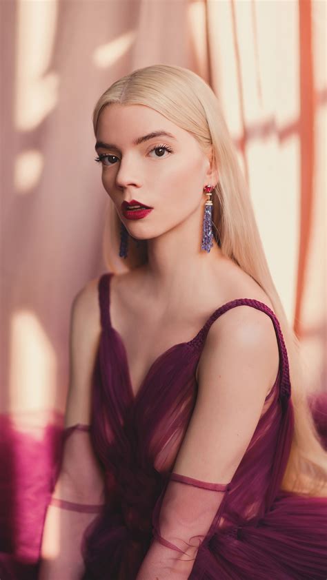 anya taylor joy, celebrities, girls, hd, 4k, monochrome, black and