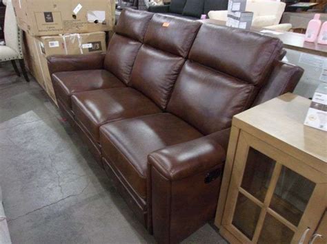 MEMBER'S MARK LIVINGSTON LEATHER RECLINING SOFA - Bentley & Associates, LLC