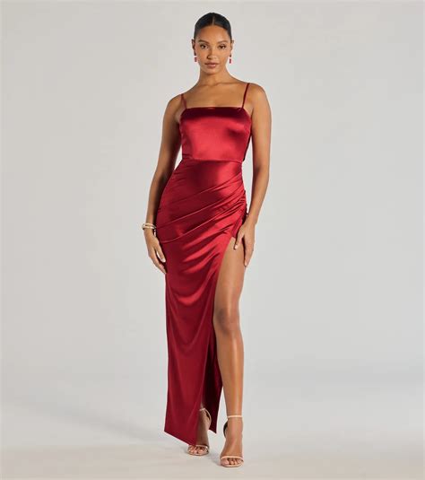 Burgundy Evening Gowns & Windsor