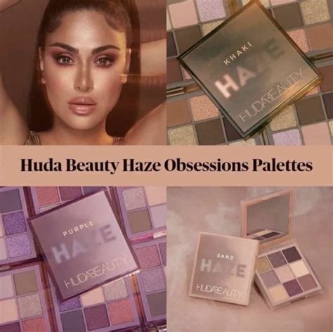 Характеристики Huda Beauty Haze Палетка теней . В наборе 3 палетки ...