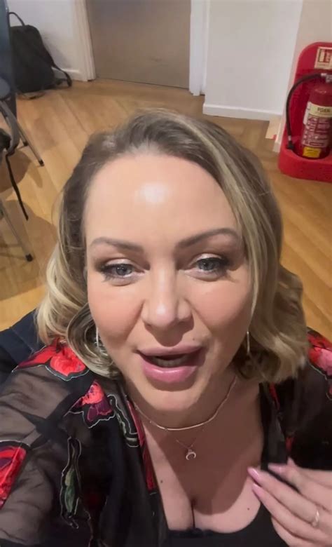 Ex-EastEnders legend Rita Simons almost flashes boobs as she tells fans