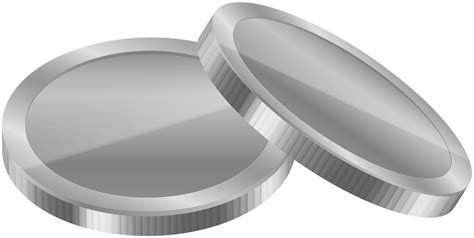 silver coins png clipart  web clipart