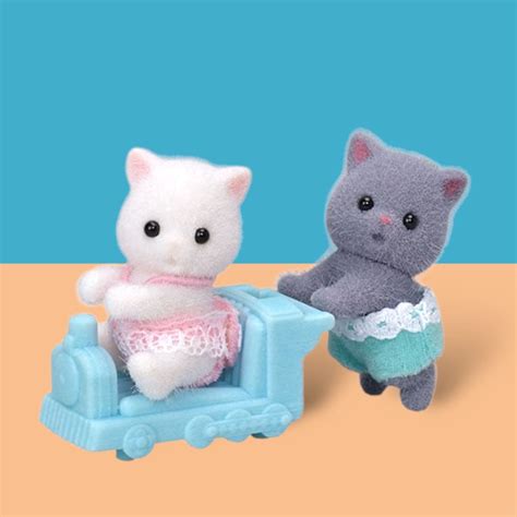 Calico Critters Persian Cats Twins | Friends NYC Brooklyn, NY