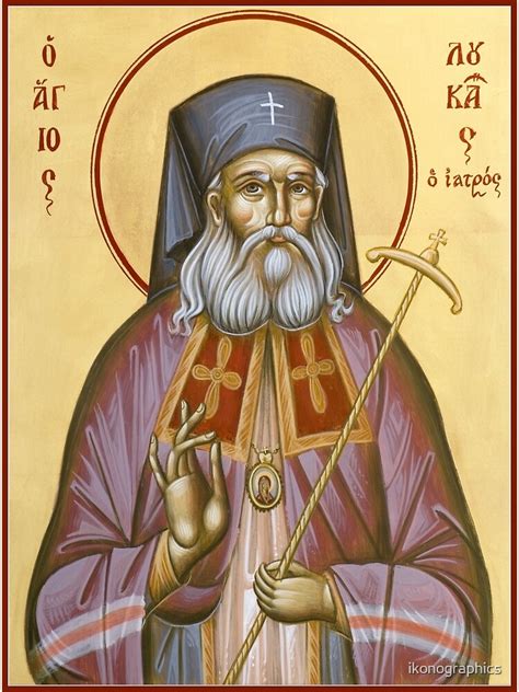 "St Luke the Surgeon of Simferopol" Poster by ikonographics | Redbubble
