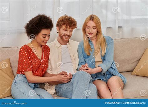 Modern Family, Polygamy Concept, Freedom in Stock Photo - Image of ...