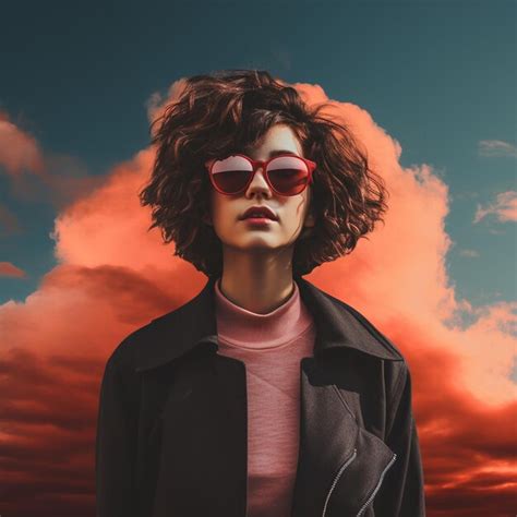 Premium Photo | Retro wave girl