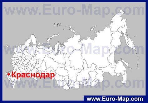 Карты Краснодара | Подробная карта города Краснодар с улицами и домами ...