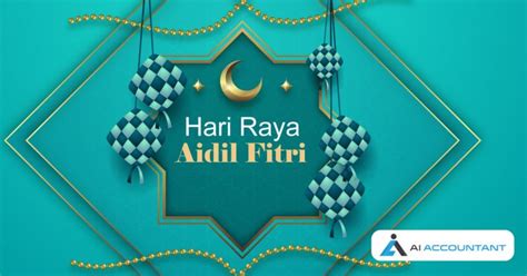 Hari Raya Puasa Greetings - Happy Hari Raya Puasa by AI Accountant