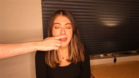 My friend helping my hold back my big wet sneezes - YouTube