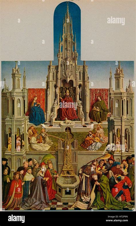 'La Fuente De La Vida', (The Fountain of Grace), 1430-1455, (c1934 ...