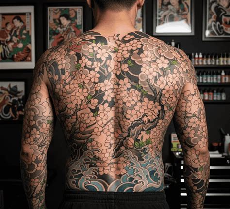 12+ Full Back Yakuza Tattoo Designs | H2M Tattoo Studio