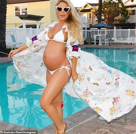 Gretchen Rossi, 40, of RHOC poses in a bikini while NINE MONTHS ...