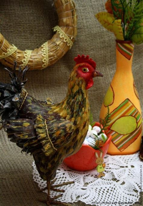 Пасхальная курочка от Марии Быковой. Мастер-класс - Russian-Handmade.com