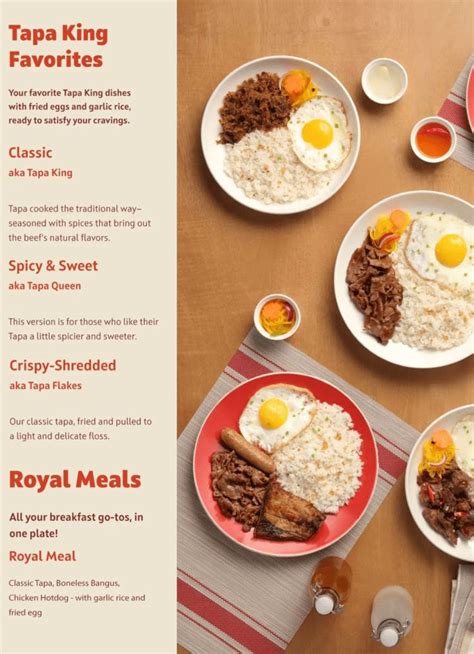 Discover Tapa King's Delicious Menu