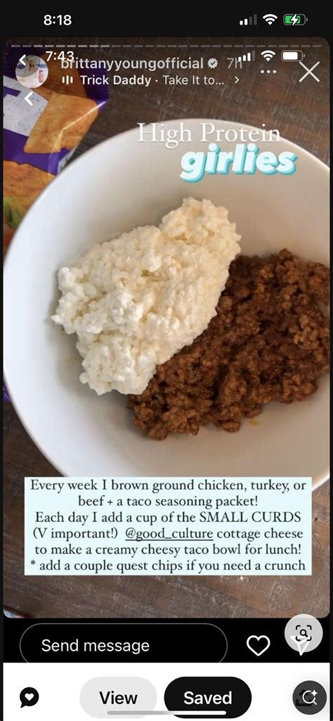 Pin by Sara Breyer Coats on Meal Prep | Healthy high protein meals