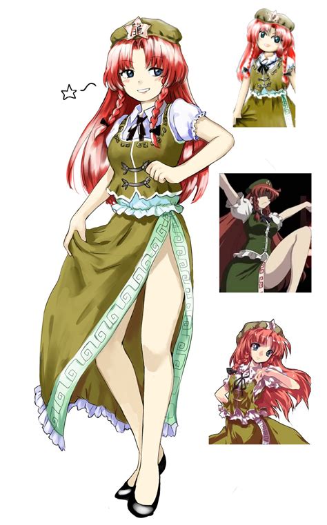 hong meiling (touhou and 3 more) drawn by alphes, himuhino, lunamoon