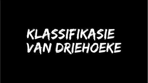 klassifisering van driehoeke youtube