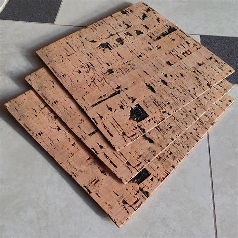 Eco Cork Wall Tiles, Natural Heat-insulating Decorative Cork Wall Tiles