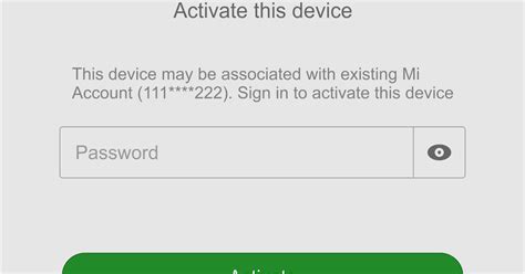 Fix “ This device may be associated with existing mi account. Sign in ...