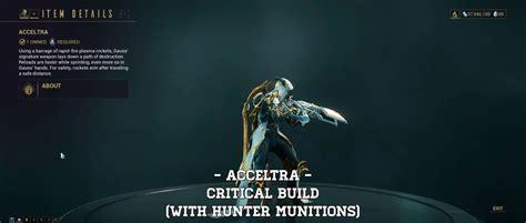 Best Acceltra Build 2021 in Warframe