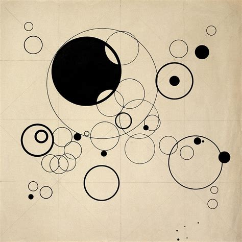 First Study for Some Circles Painting by Wassily Kandinsky - Fine Art ...