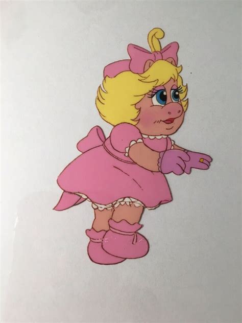 Animation Cel, Walt Disney Animation, Muppet Babies, Miss Piggy, Jim ...