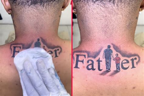 Ink fans left shocked after tattoo tribute to son takes a nasty turn