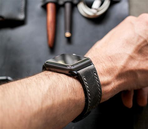Custom Made Apple Watch Strap - Antique Gray – Roarcraft
