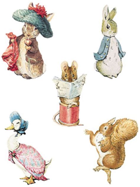 printable peter rabbit characters