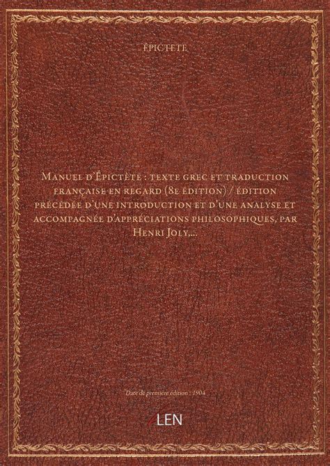 Logique Et Philosophie Manuel D Introduction Pour 10