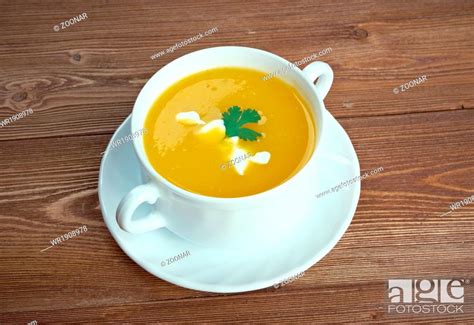 Sopa de calabaza, Stock Photo, Picture And Royalty Free Image. Pic ...