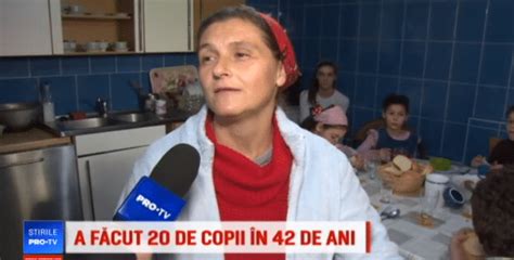 Georgiana Vacaru a nascut 20 de copii: "Daca Dumnezeu imi mai da...