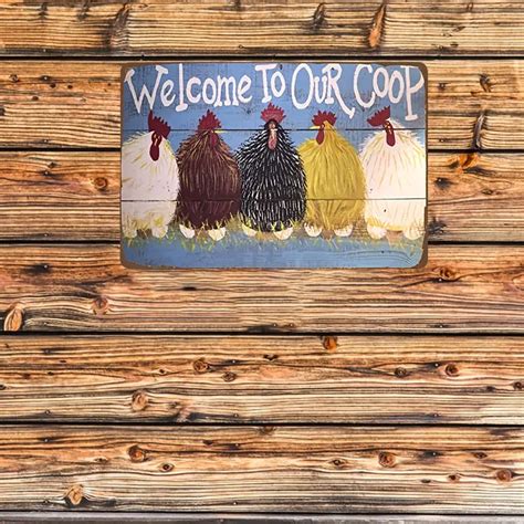 Funny Chicken Coop Sign Fluffy Hut Chicken Coop Sign Large - Temu