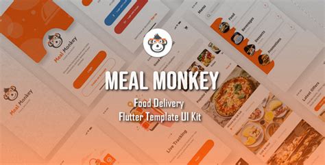 Meal Monkey | Food Delivery Flutter Template UI Kit - code.market