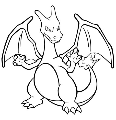 Desenhos para colorir Charizard imprimir e colorir | WONDER DAY ...