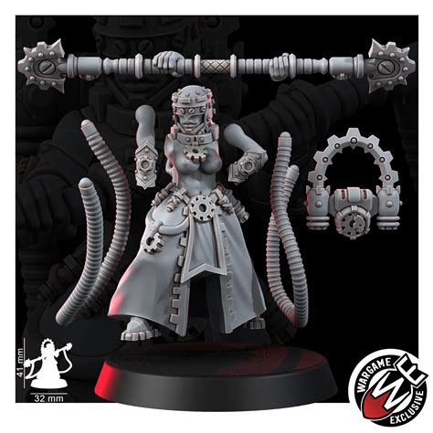 Archivo 3D ADEPTOS MECANICOS ELECTROMANCERS (PIN-UP) 🎲 ・Modelo de