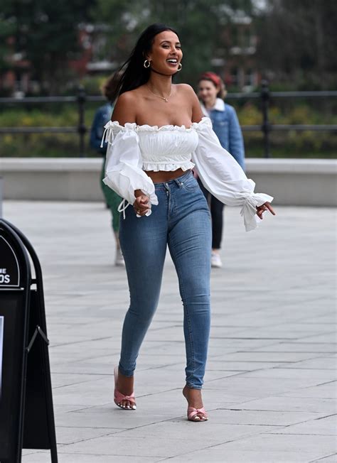 MAYA JAMA in Tights Denim Out in London 07/07/2020 – HawtCelebs