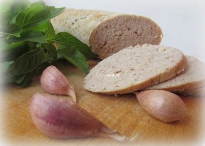 Вареная колбаса из кролика (диета Дюкана) : Низкокалорийные рецепты