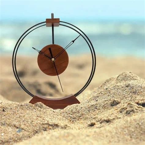 Analog Black Nomon Table Clock, Shape: Round, Size: 23.5 X 5.5 X 28.5 ...