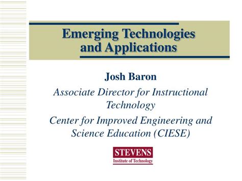 emerging technologies  applications powerpoint