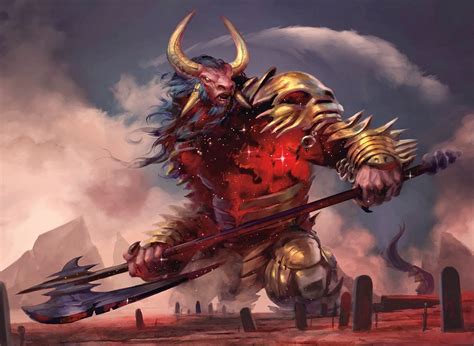 Mogis, God of Slaughter MtG Art from Born of the Gods Set by Peter ...