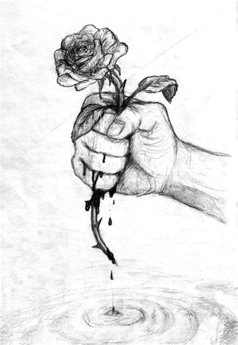 Cool Rose Drawings at PaintingValley.com | Explore collection of Cool ...