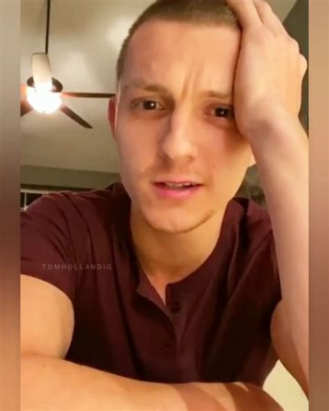 Tom Holland Source on Instagram: “#NEW | Tom did a Live on Instagram to ...