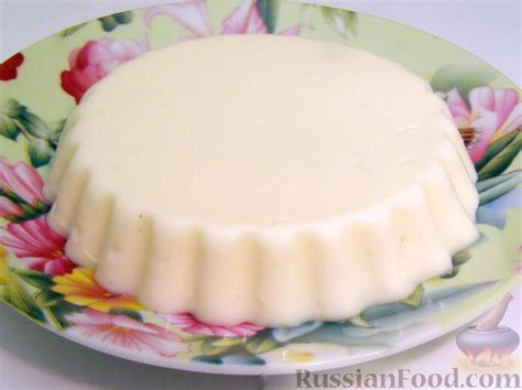 Рецепт: Желе из сметаны на RussianFood.com