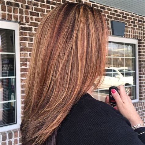 caramel blonde highlights in brown hair 10