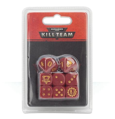 Kill Team Adeptus Mechanicus Dice - Warhammer 40000 Kill Team