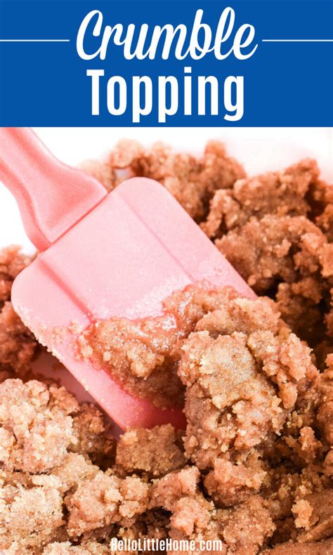 how to make muffin crumble topping